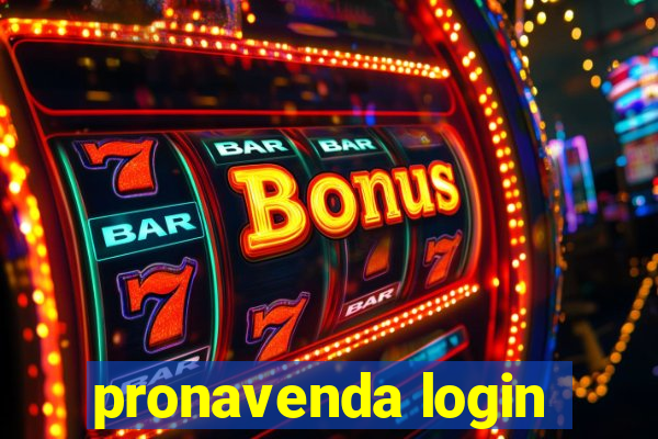 pronavenda login